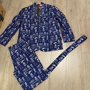 Star Wars Skeletons Halloween Suit by You Look Ugly Today- XL- New With Tag